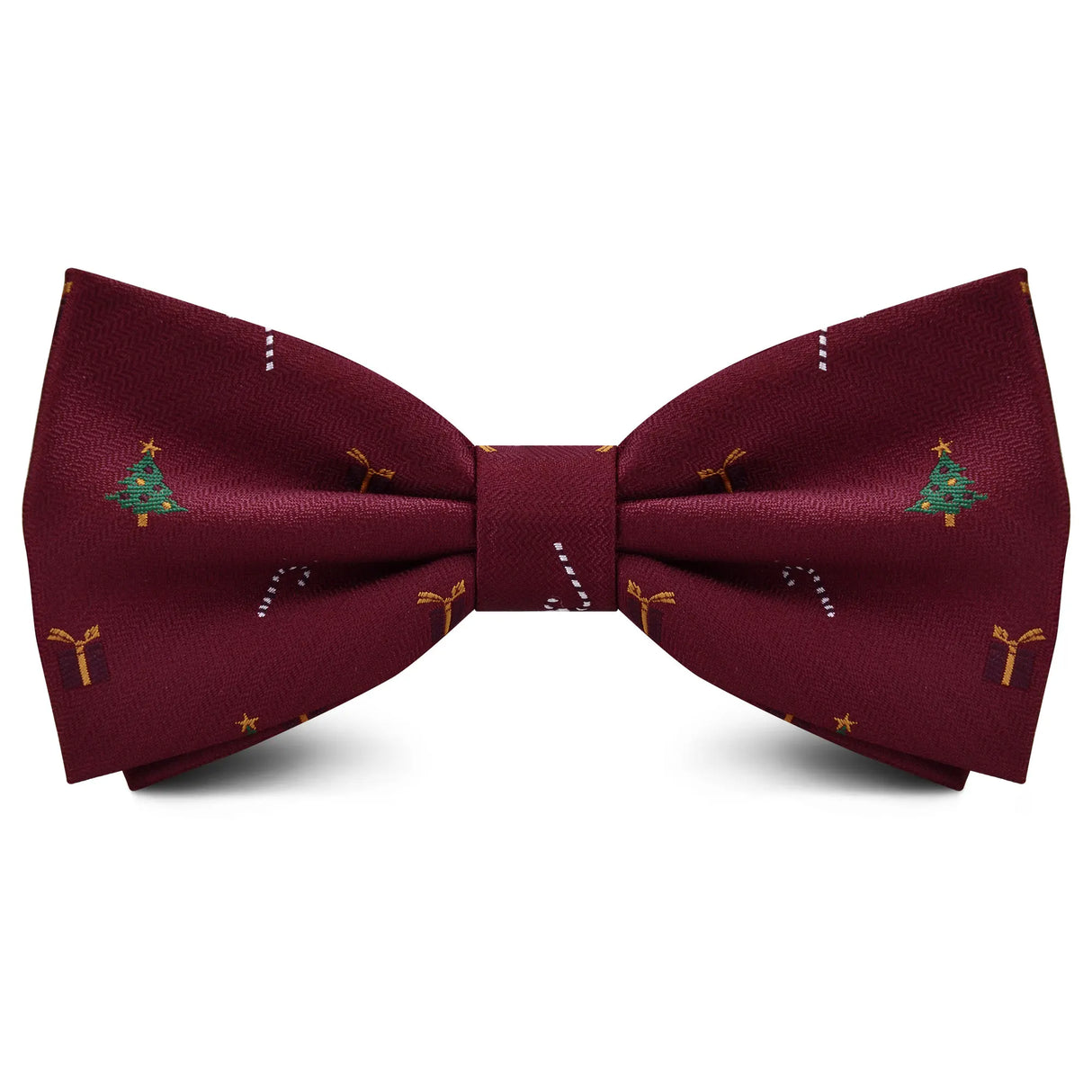 Christmas Bow tie for Men Women Snowmen Christmas Tree Bow knot Pre-tied Adult Silk Jacquard Bowtie Double Fold Cravats Party