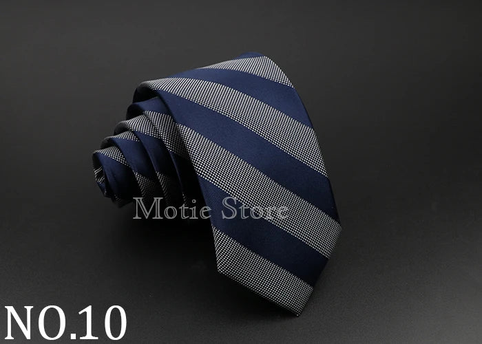 Cravate tissée jacquard pour homme, classique, à carreaux, rayée, en polyester, tendance, pour mariage, affaires, fête, costume, robe, cadeau