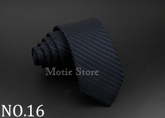 Cravate tissée jacquard pour homme, classique, à carreaux, rayée, en polyester, tendance, pour mariage, affaires, fête, costume, robe, cadeau