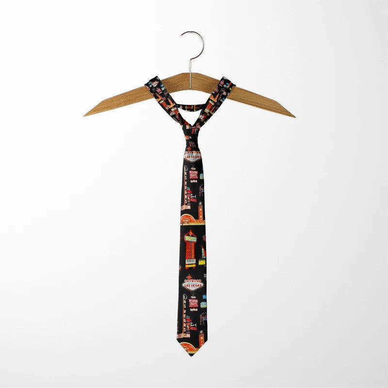 Cravate pour homme, motif animal drôle, motif paon, motif mathématique, en polyester, style décontracté, idéal pour les affaires ou les soirées.