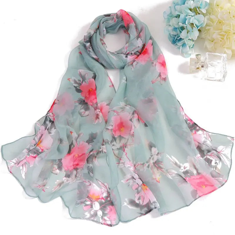 Heißer druck neue marke frauen schal frühling sommer seide schals schals und tücher dame pashmina strand stolen hijab foulard