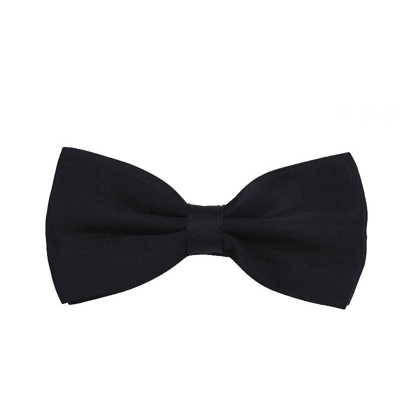 HUISUI 2024 New 43 Color Suit Bow Tie Wedding Gift Solid Party Classic Butterfly Cravat Wholesale Polyester Material Bowtie