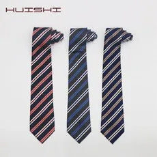 Zipper Tie Men Bridegroom Wedding Necktie Lazy Pre-tied Ties Striped 8cm Hot Sell Style Zipper Necktie For Men Women Wholesale