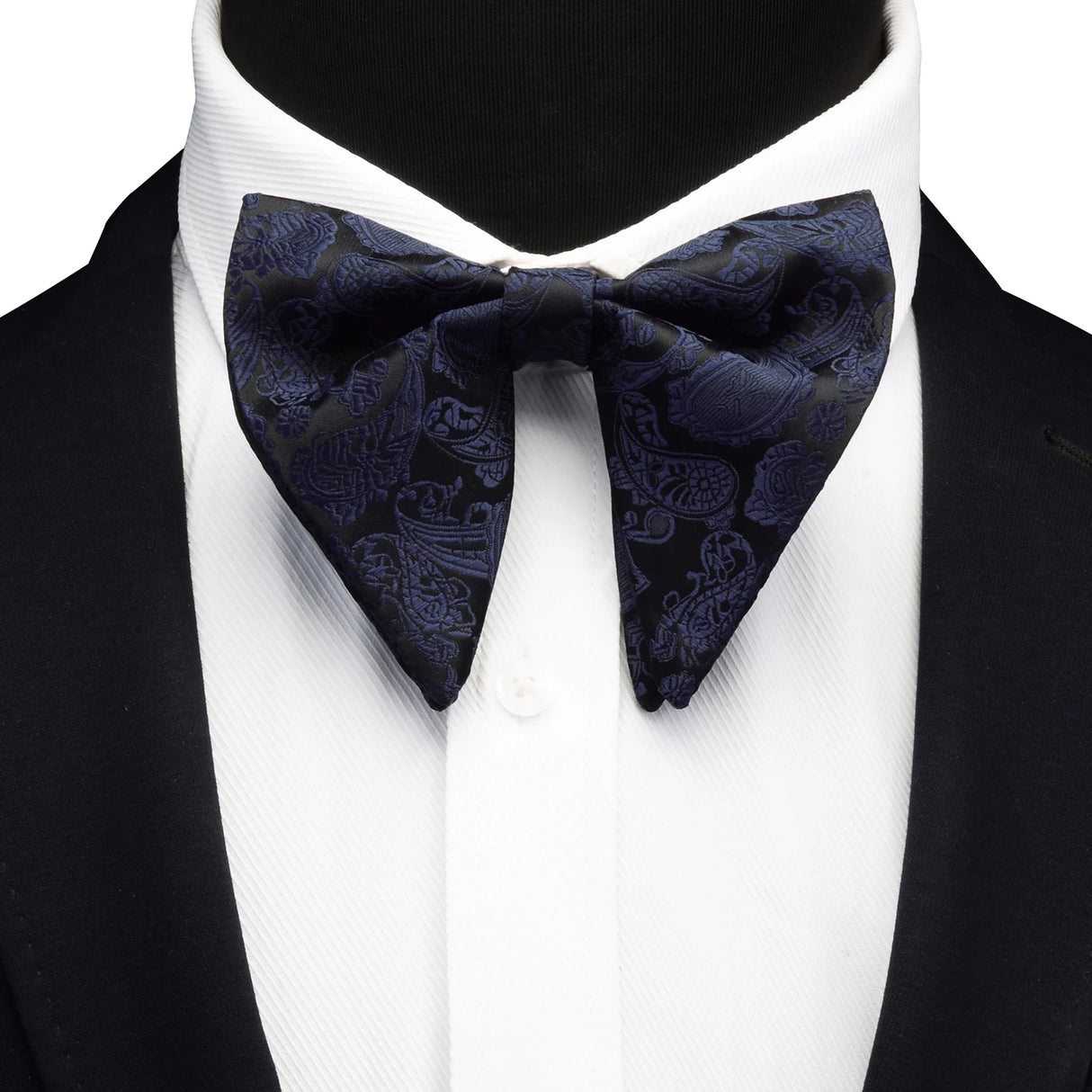 Ricnais Fashion Silk Pasley Floral Big Bowtie Yellow Red Jacquard Bow Tie For Men Business Wedding Party Ties Gigt Accessories