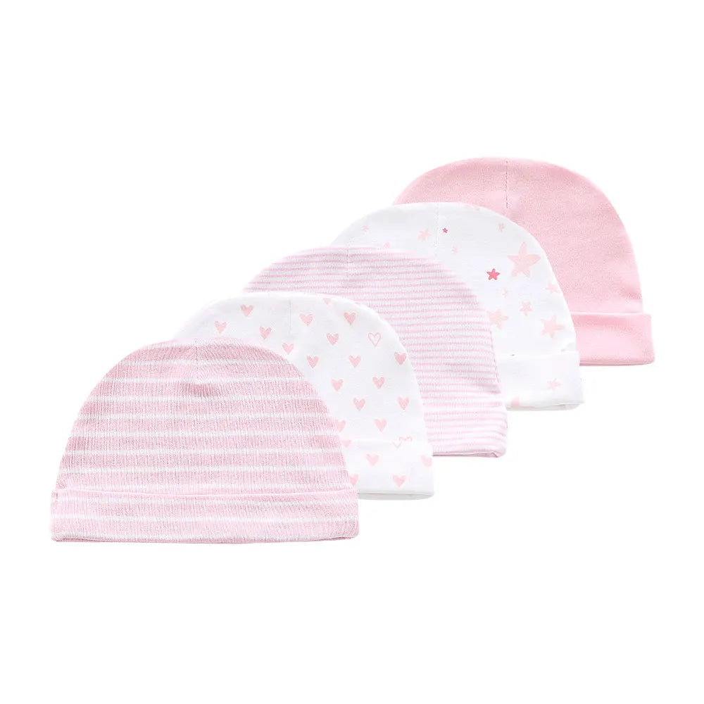 Bonnet et moufles pour nouveau-né, bonnet confortable pour fille et garçon, bonnet et gants en coton pour bébé de 0 à 6 mois