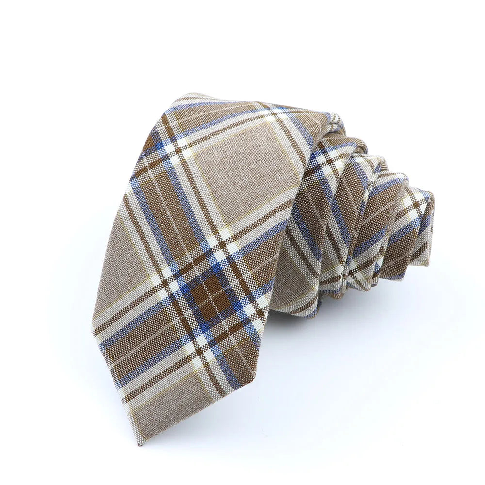 Nouvelles cravates en polyester TR souple pour hommes, fines, à carreaux, pour affaires, robe de mariée, papillon, accessoires de cou quotidiens