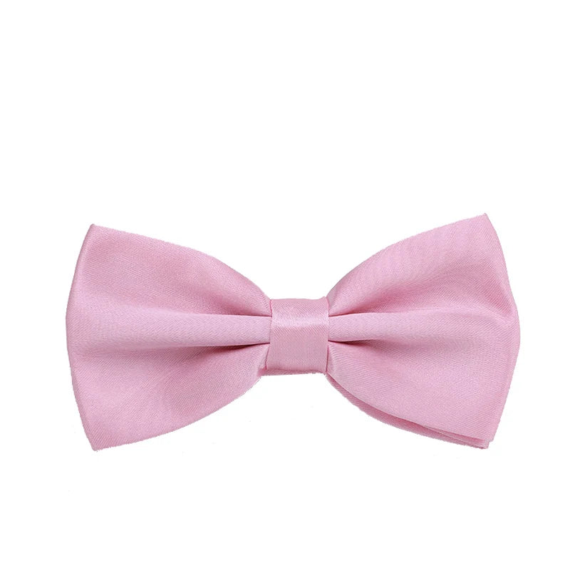HUISUI 2024 New 43 Color Suit Bow Tie Wedding Gift Solid Party Classic Butterfly Cravat Wholesale Polyester Material Bowtie