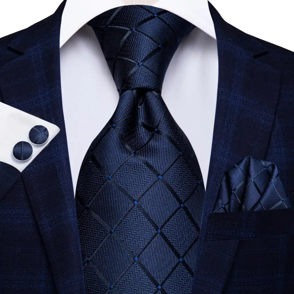 Cravate de mariage en soie à motif cachemire orange et argent pour homme, style créateur, avec boutons de manchette, style tendance, pour soirées d'affaires, livraison directe