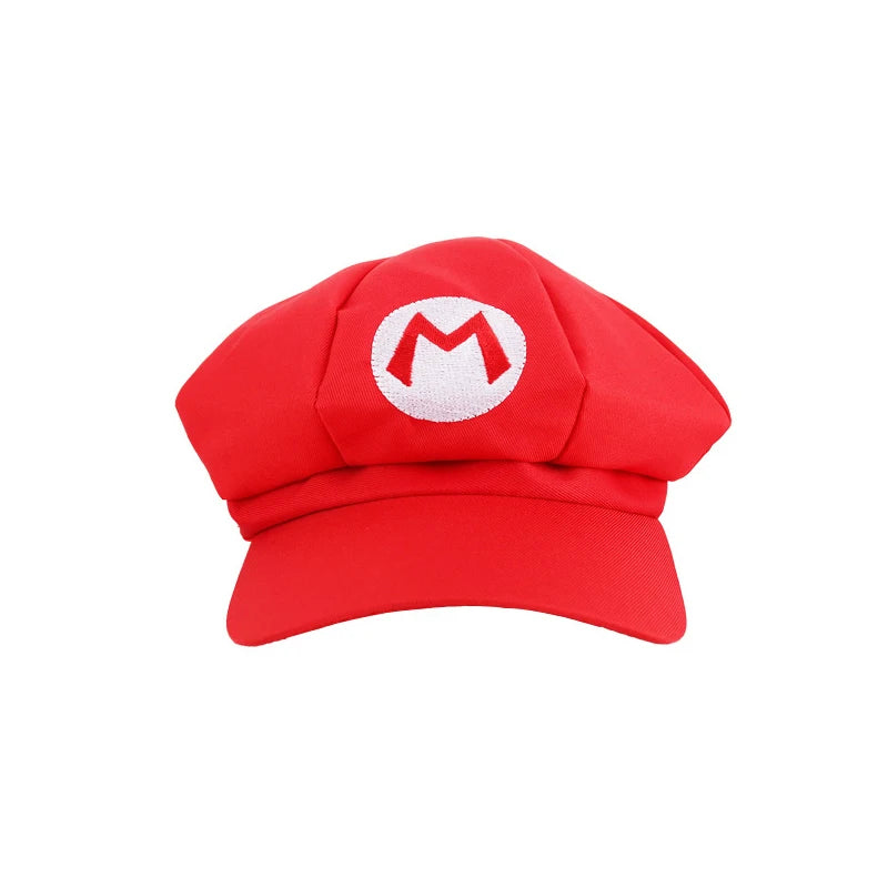Anime Super Hat Casquette Luigi Bros Lettre Imprimé Cosplay Dessin Animé Baseball Costume pour Adulte Chapeaux Waluigi Wario Odyssey Cappy 3D Chapeau
