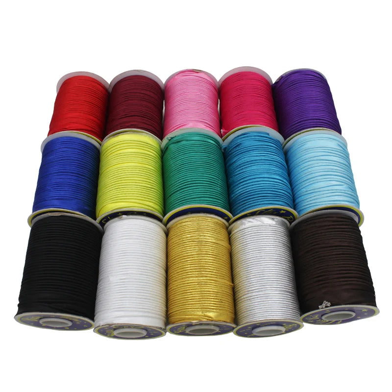 Schrägband aus Polyester, 12 mm (1/2 Zoll), zum Nähen und Trimmen von DIY-Kleidungsstücken, 25 Yards/Rolle