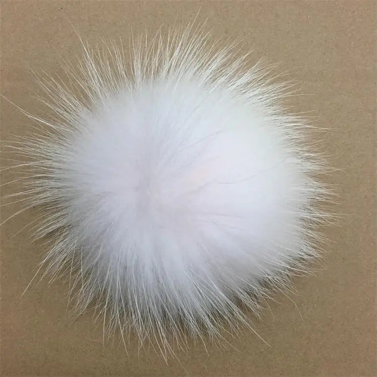 Pompones de piel de zorro real de 15 cm para hacer uno mismo, pompones de piel de mapache, bolas de piel natural para sombreros, bolsos, zapatos, bufandas y accesorios.