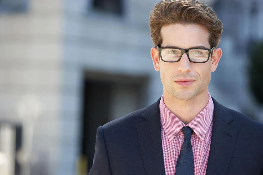 BOYSEEN Titanium alloy Nearsighted Glasses Non spherical 12 Layer Coated Minus lenses Business Myopia Eyeglasses -0.5 -1.0 -1.25