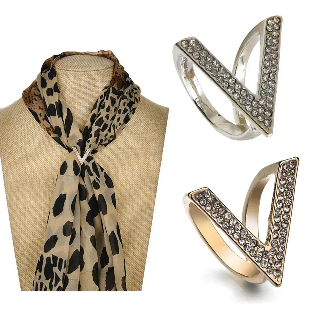 Broche en cristal pour foulard, anneau, clip, accessoire de mode pour femme, idéal pour un mariage, 3 styles