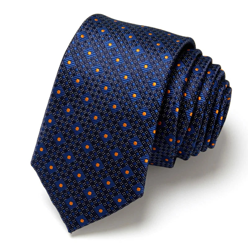 Brand Ties for Men Floral Cotton Wedding Black Tie 7cm Gravatas Corbatas Fashion Casual Printed Tie Necktie Cravate