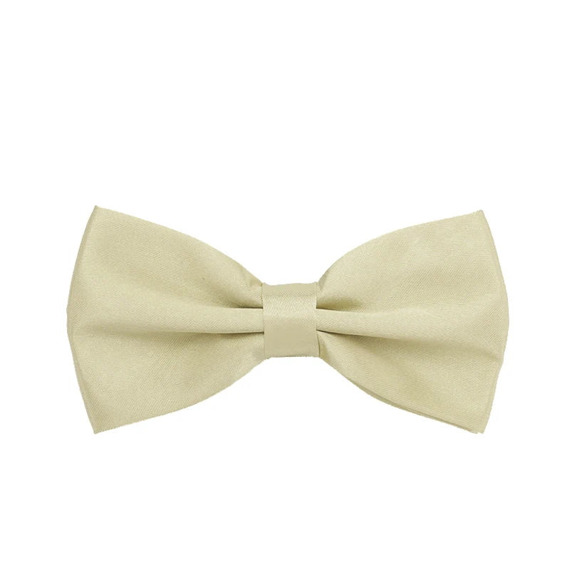 HUISUI 2024 New 43 Color Suit Bow Tie Wedding Gift Solid Party Classic Butterfly Cravat Wholesale Polyester Material Bowtie