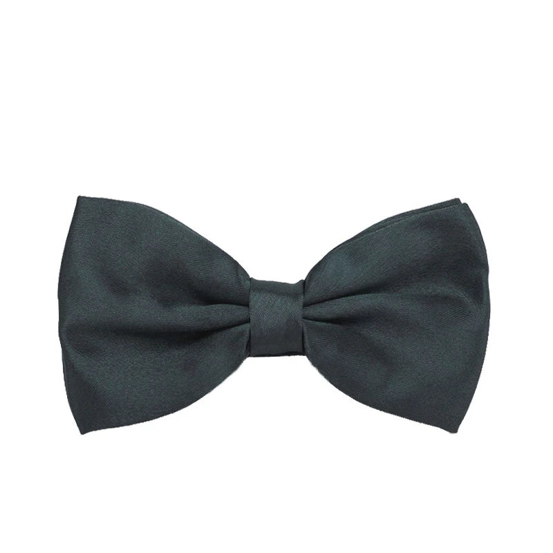 HUISUI 2024 New 43 Color Suit Bow Tie Wedding Gift Solid Party Classic Butterfly Cravat Wholesale Polyester Material Bowtie