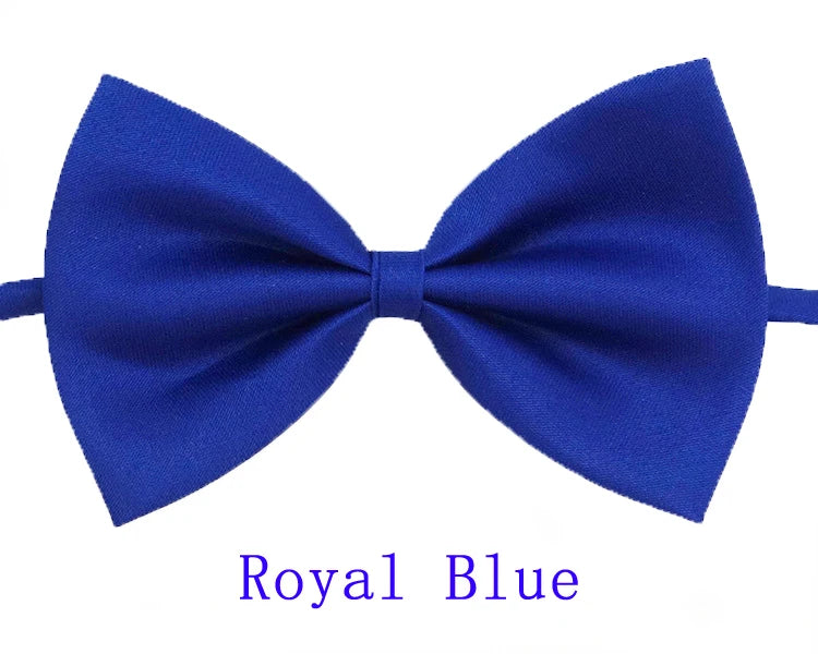 Black Neck Tiebow for Boys Girls Toddler Adjustable Solid Bow Tie Party Wedding Children's Accessories Not Afraid of Creases
