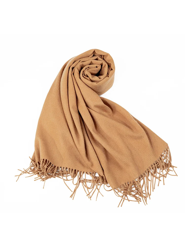 Cashmere Scarf Women Winter Scarf Pashmina Scarves 2023 Adult Women Luxury Brand Womens Keep Warm Brand Designer Women