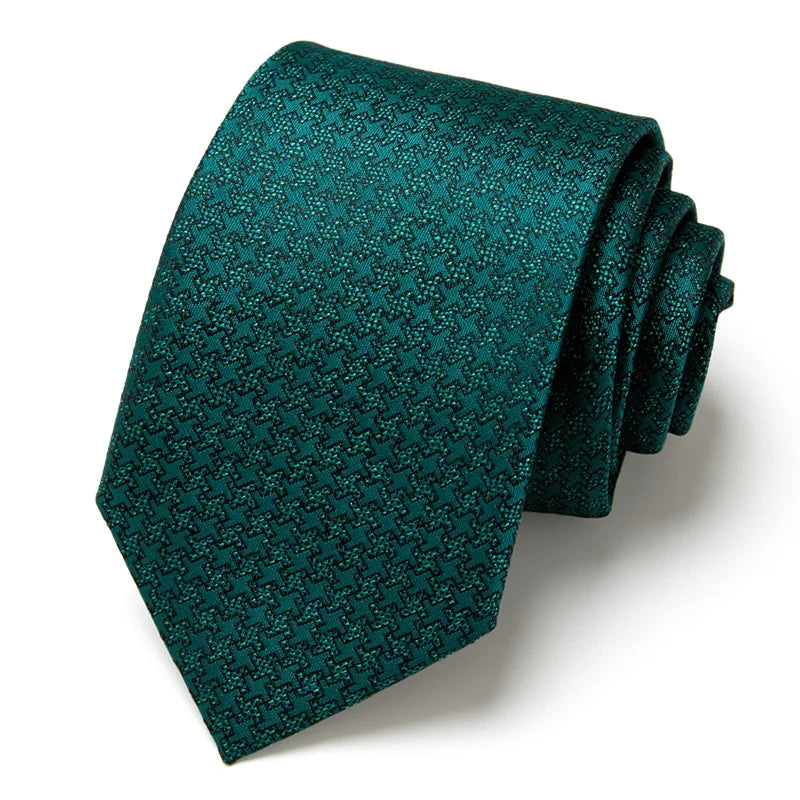 48Colors Classic 7.5cm Tie for Men Silk Tie Luxury Striped Slim Ties for Men Suit Cravat Wedding Party Gravatas