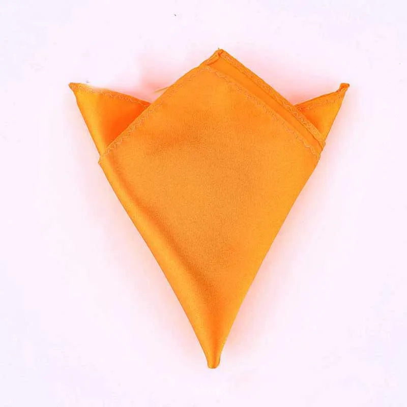 Satin Handkerchief For Men Candy Color Mens Suits Pocket Square Business Chest Towel Hanky Suit Napkin Solid Sale