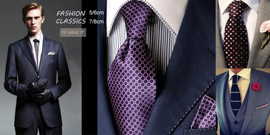 Mans 6cm Skinny Ties Striped Plaid Neckties Fashion Tie Jacquard Classics Business Mens Wedding Party Dress Woven Slim Tie
