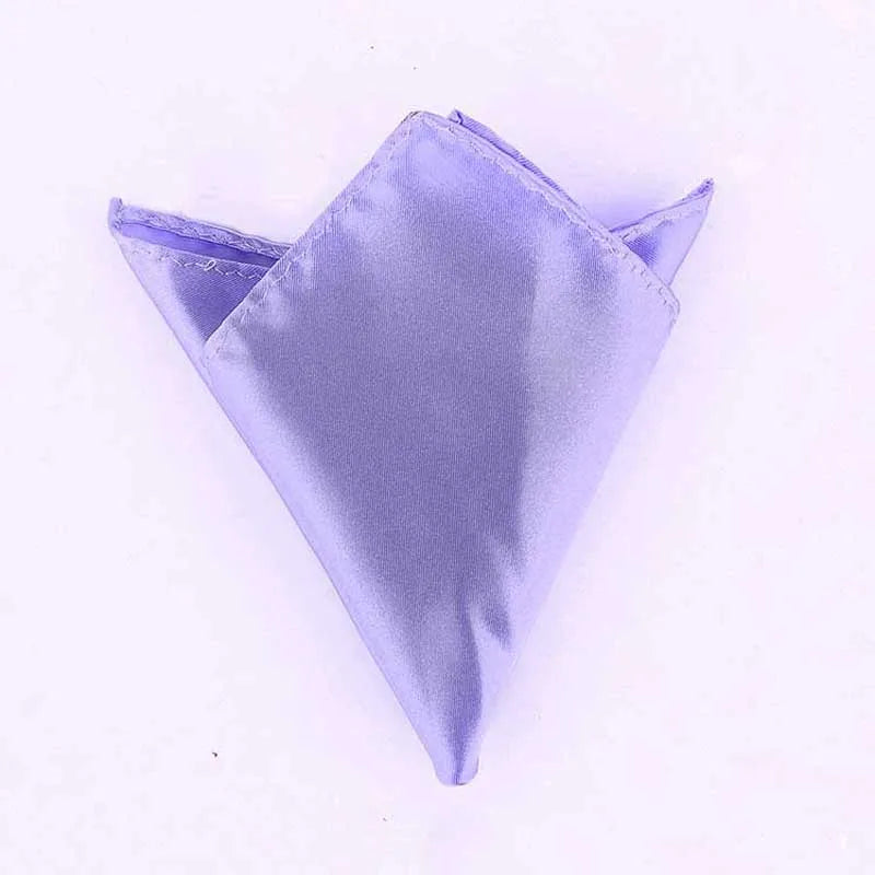 Satin Handkerchief For Men Candy Color Mens Suits Pocket Square Business Chest Towel Hanky Suit Napkin Solid Sale