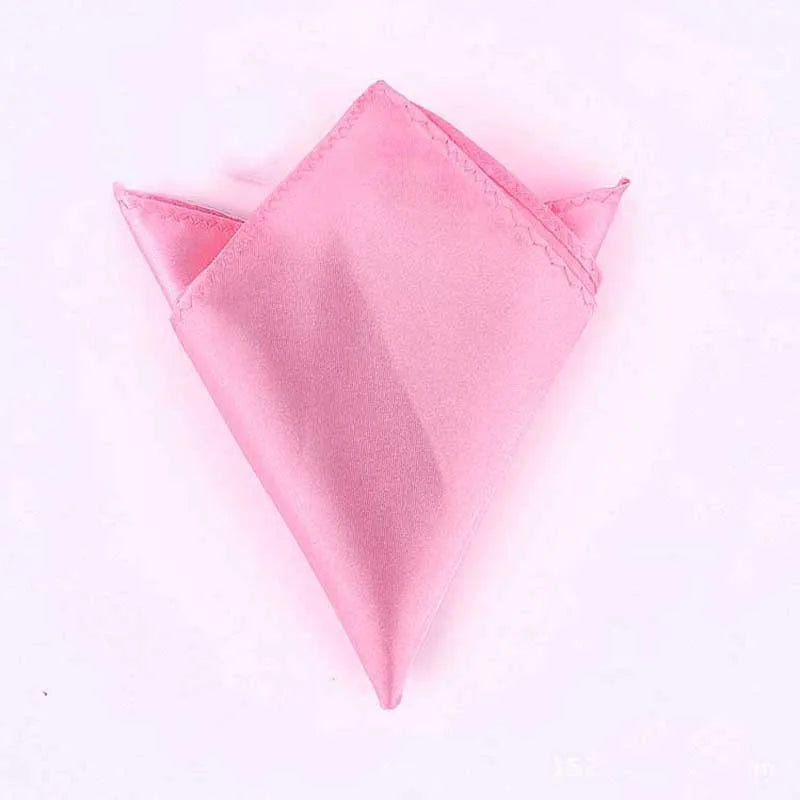 Satin Handkerchief For Men Candy Color Mens Suits Pocket Square Business Chest Towel Hanky Suit Napkin Solid Sale