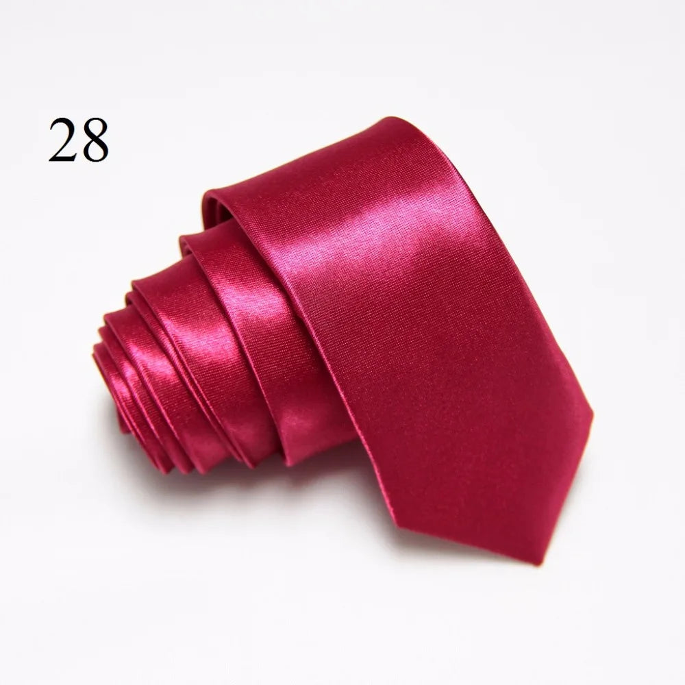 HOOYI Cravate fine tendance pour homme, 5 cm, étroite, cadeau de mariage
