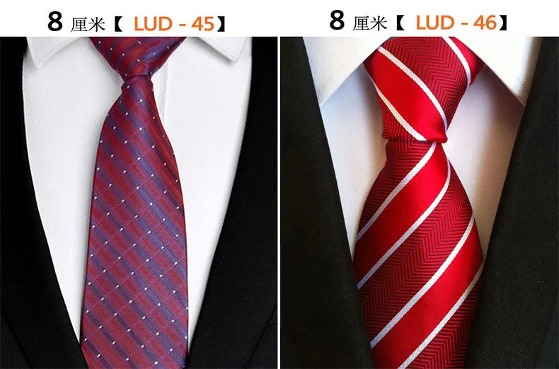 68 Colors NEW 8cm Tie for Man Tie Luxury Striped Flower Business Neck Tie Suit Cravat Wedding Party Necktie Men Gift