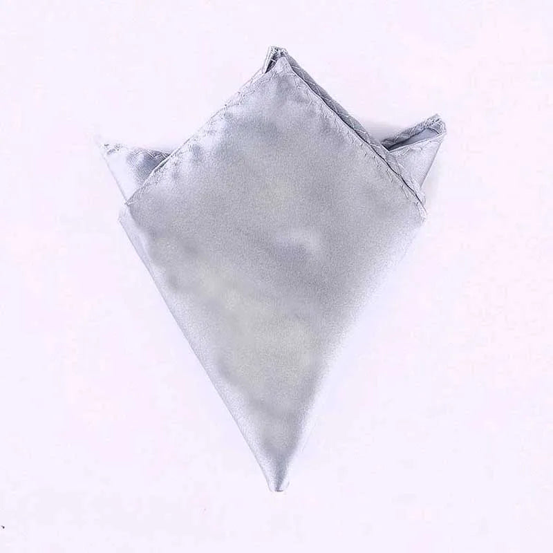Satin Handkerchief For Men Candy Color Mens Suits Pocket Square Business Chest Towel Hanky Suit Napkin Solid Sale