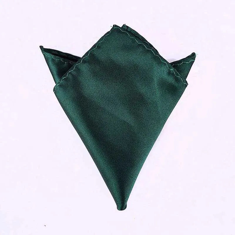 Satin Handkerchief For Men Candy Color Mens Suits Pocket Square Business Chest Towel Hanky Suit Napkin Solid Sale