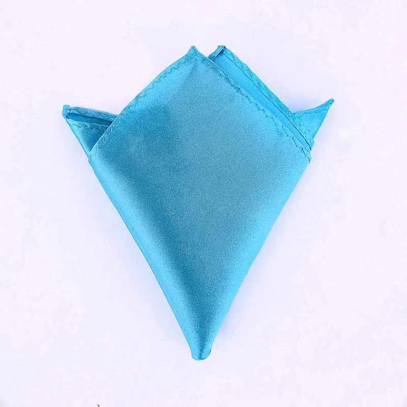 Satin Handkerchief For Men Candy Color Mens Suits Pocket Square Business Chest Towel Hanky Suit Napkin Solid Sale