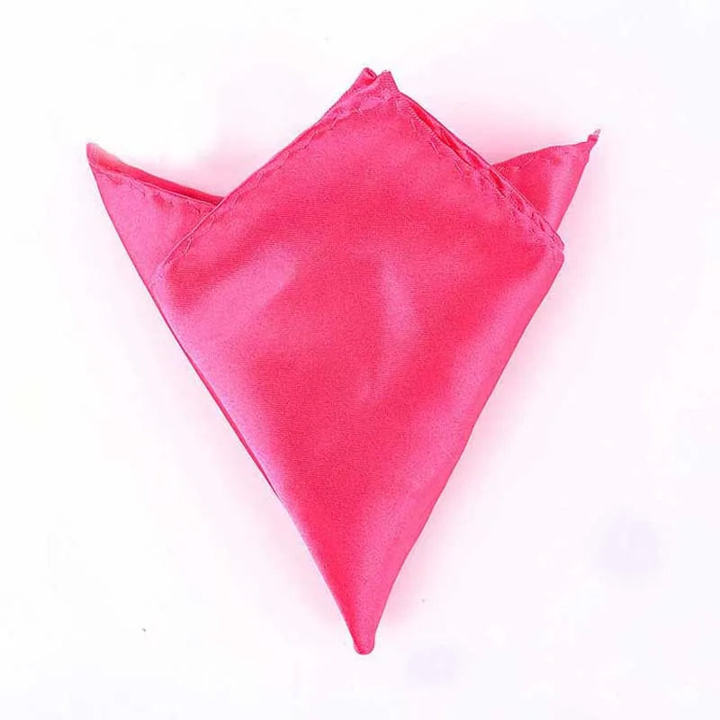 Satin Handkerchief For Men Candy Color Mens Suits Pocket Square Business Chest Towel Hanky Suit Napkin Solid Sale
