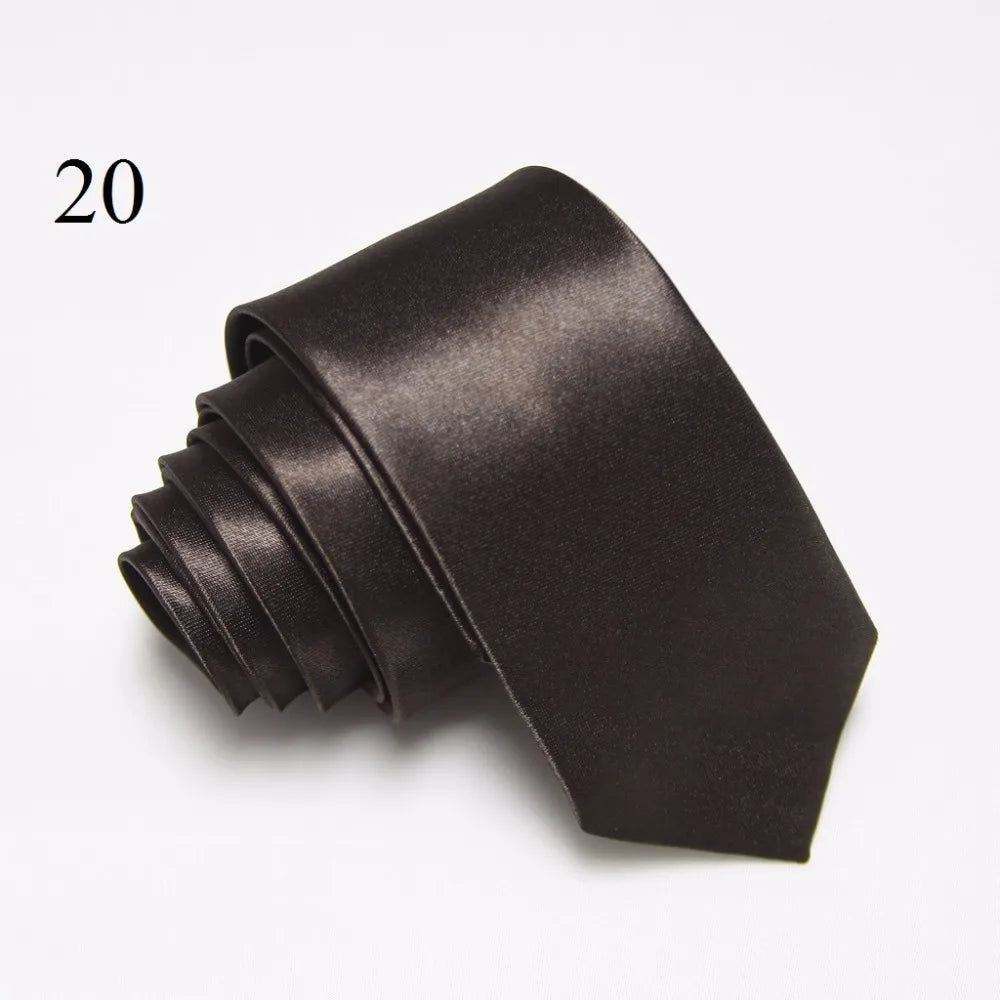 HOOYI Cravate fine tendance pour homme, 5 cm, étroite, cadeau de mariage