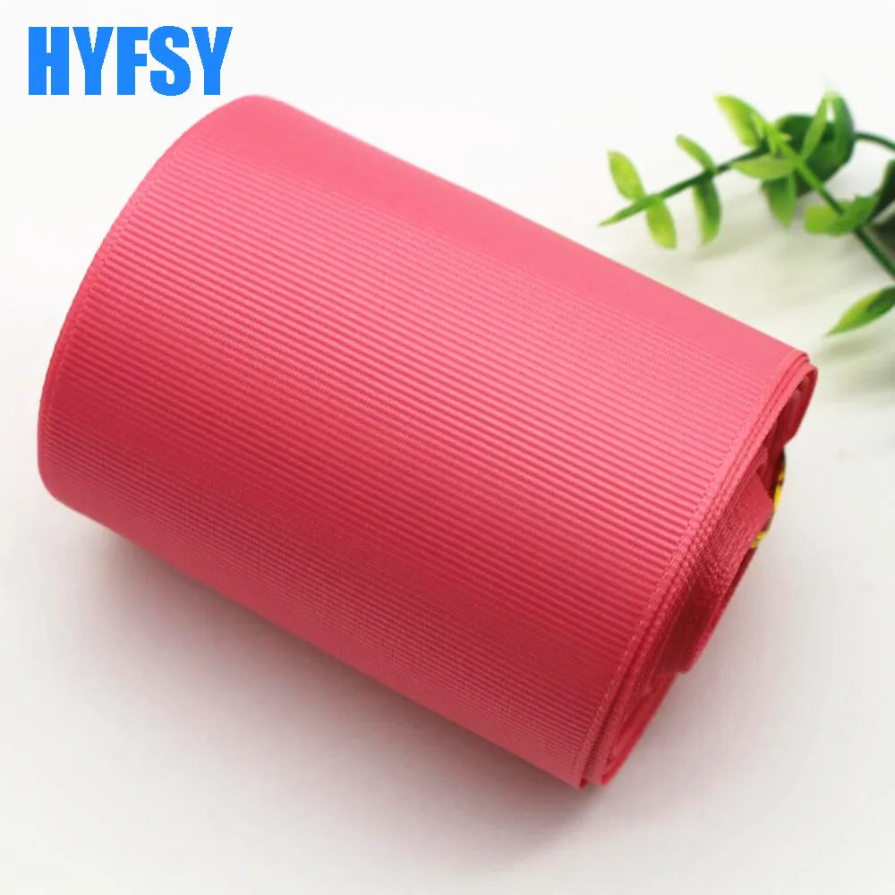 10 Yards 3 '75mm single color ribbon DIY handmade materials gift wrapping headwear Grosgrain Double sided grosgrain