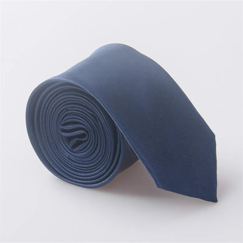 Cravate étroite de haute qualité pour homme, couleur unie, slim et fine, pour fête de mariage, largeur 5 cm, pour femme, JC0015