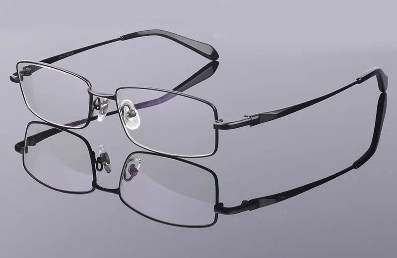 Full Rim Pure Titanium Eyeglasses Frame for Men Optical Glasses Frame Prescription Eyewear Spectacles 9867 Alloy Fashion Frame