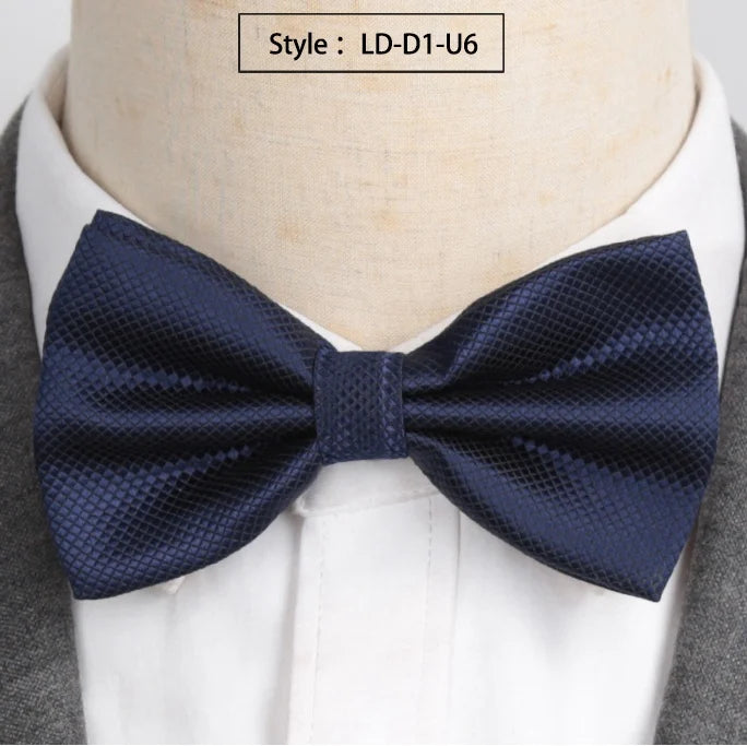 Men Bowtie Fashion Butterfly Party Wedding Bow Tie for Boys Girls Candy Solid Color Bowknot Accessories black Bowtie