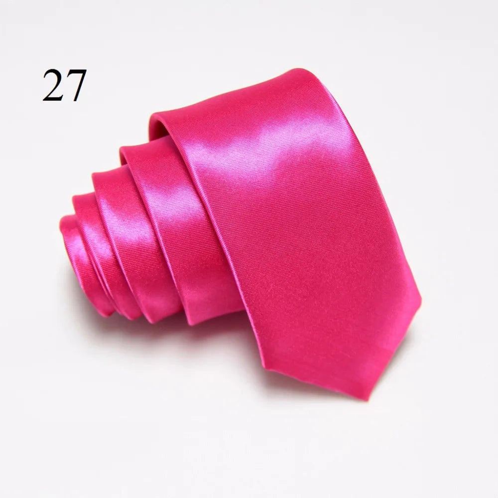 HOOYI Cravate fine tendance pour homme, 5 cm, étroite, cadeau de mariage