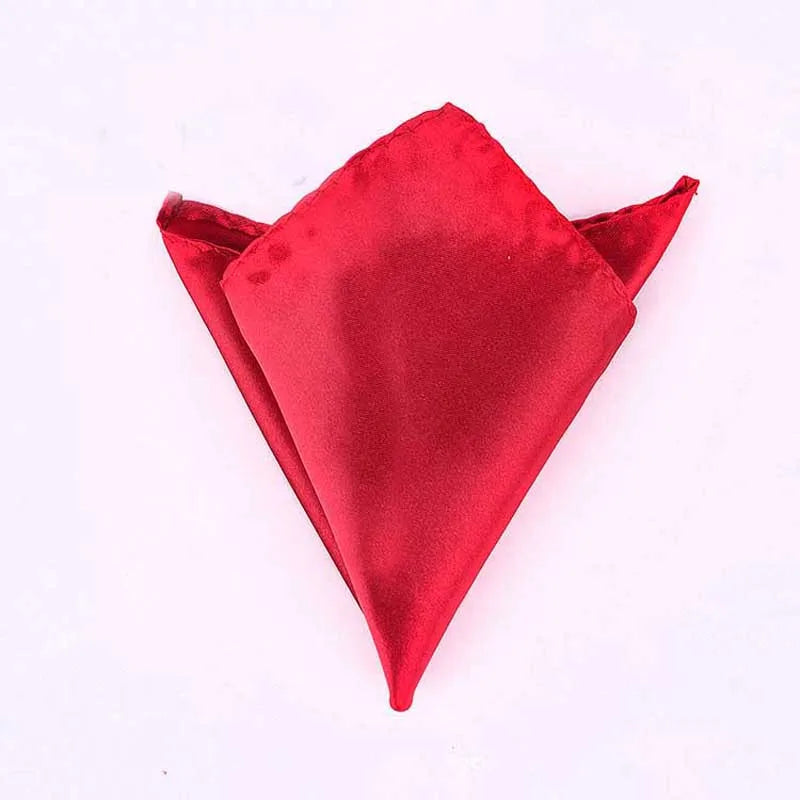 Satin Handkerchief For Men Candy Color Mens Suits Pocket Square Business Chest Towel Hanky Suit Napkin Solid Sale