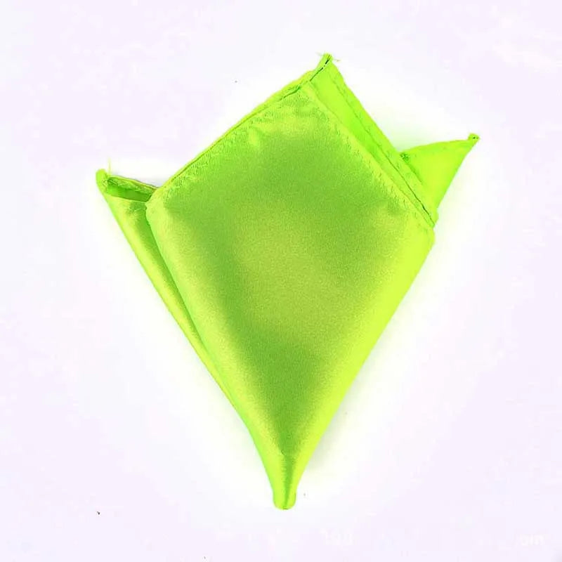 Satin Handkerchief For Men Candy Color Mens Suits Pocket Square Business Chest Towel Hanky Suit Napkin Solid Sale