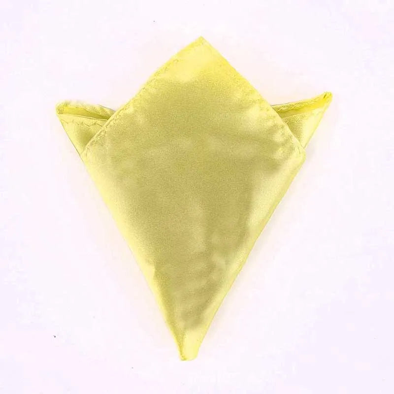 Satin Handkerchief For Men Candy Color Mens Suits Pocket Square Business Chest Towel Hanky Suit Napkin Solid Sale