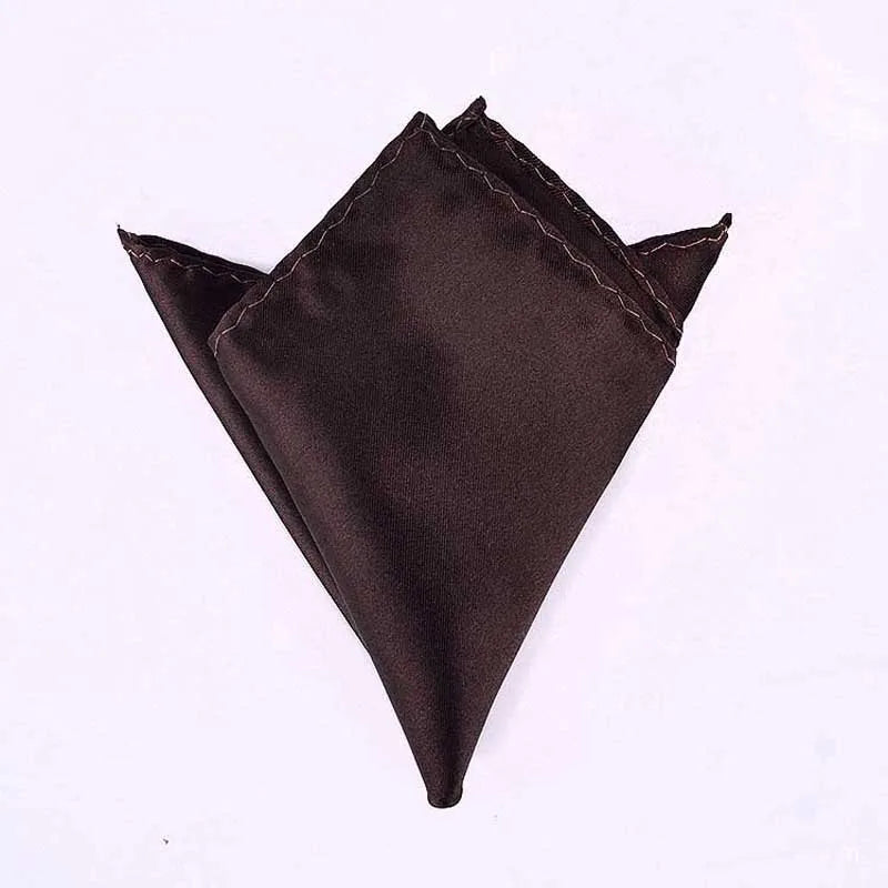 Satin Handkerchief For Men Candy Color Mens Suits Pocket Square Business Chest Towel Hanky Suit Napkin Solid Sale