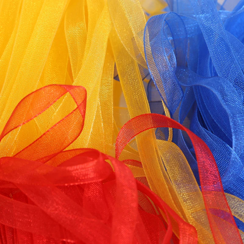 Ruban en organza 20/50 yards, vente en gros, pour décoration de mariage, de Noël, emballage, rubans de soie 3 mm-38 mm, couture, dentelle