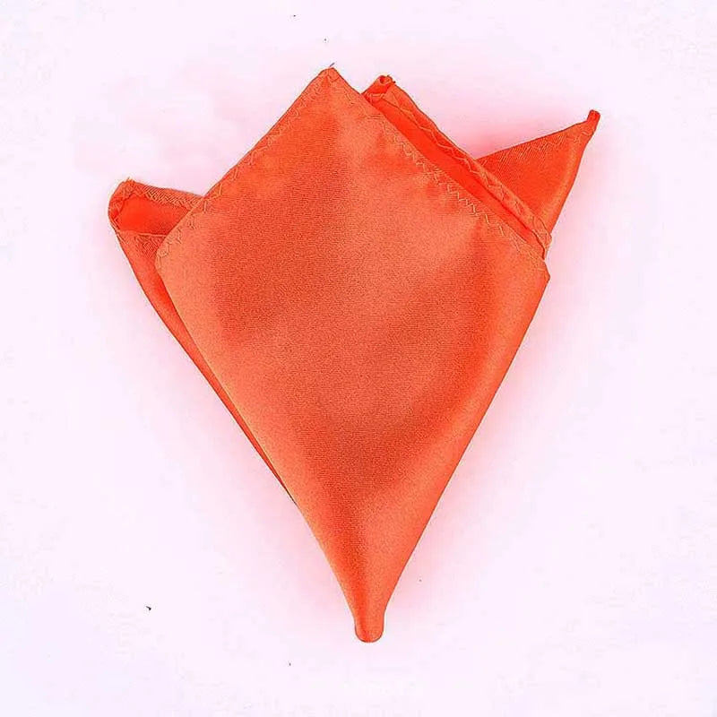 Satin Handkerchief For Men Candy Color Mens Suits Pocket Square Business Chest Towel Hanky Suit Napkin Solid Sale