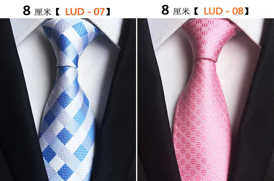 68 Colors NEW 8cm Tie for Man Tie Luxury Striped Flower Business Neck Tie Suit Cravat Wedding Party Necktie Men Gift