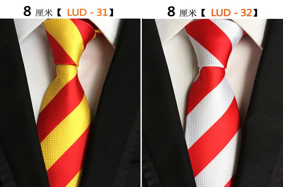 68 Colors NEW 8cm Tie for Man Tie Luxury Striped Flower Business Neck Tie Suit Cravat Wedding Party Necktie Men Gift