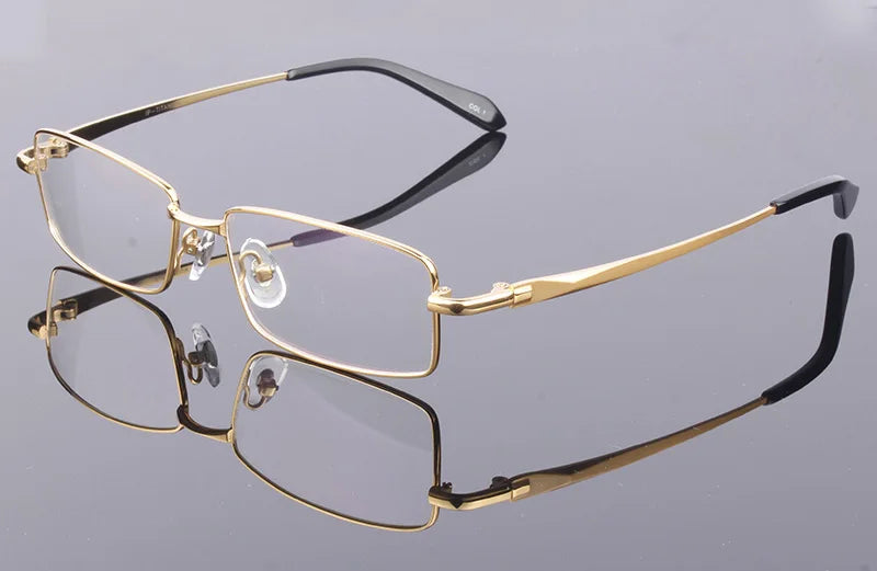 Full Rim Pure Titanium Eyeglasses Frame for Men Optical Glasses Frame Prescription Eyewear Spectacles 9867 Alloy Fashion Frame