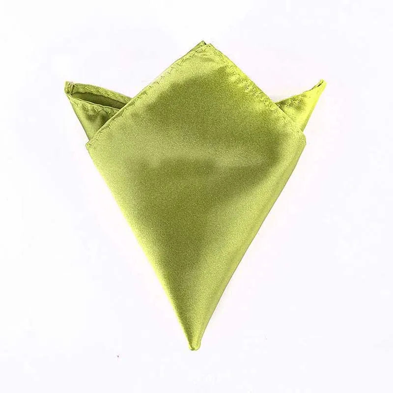 Satin Handkerchief For Men Candy Color Mens Suits Pocket Square Business Chest Towel Hanky Suit Napkin Solid Sale