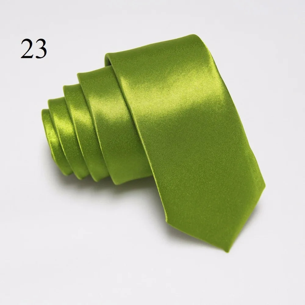 HOOYI Cravate fine tendance pour homme, 5 cm, étroite, cadeau de mariage